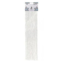 Angel Hair Lametta Christmas Tree Decoration X 1 38Cm X 50Cm White - thumbnail 1