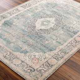 Livabliss Becki Owens Marlene-Vintage Blue Grey Traditional Vintage Boho Living Dining Bedroom Rug 157 X 213 Cm Easy Care, Non Shedding - thumbnail 6