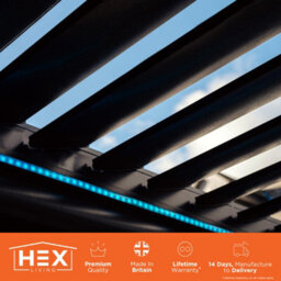 Hex Living Marchington Aluminium Pergola - thumbnail 8