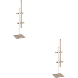 Loops 2 Pack Sandy Finish Modern Design Led Table Lamp For Stylish Indoor Home Lighting - thumbnail 1