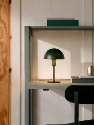 Nordlux Ellen Indoor Table Lamp Green Metal E14 Dome Shade - Mains Powered, Ip20 - thumbnail 5