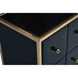 Birlea Fenwick Merchant Chest Black & Gold - thumbnail 5