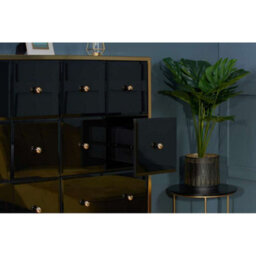 Birlea Fenwick Merchant Chest Black & Gold - thumbnail 4