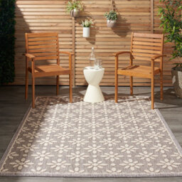 Outdoor Rug, Modern Rug, Optical (3D) Diningroom Rug, Grey Outdoor Rug, Stain-Resistant Abstract Rug-160Cm X 221Cm - thumbnail 3