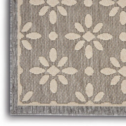 Outdoor Rug, Modern Rug, Optical (3D) Diningroom Rug, Grey Outdoor Rug, Stain-Resistant Abstract Rug-160Cm X 221Cm - thumbnail 6