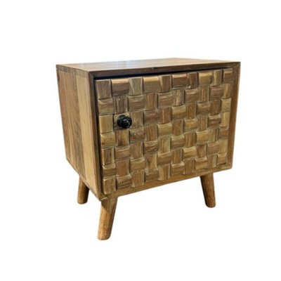 Minster Bedside Cabinet - Wood - L35 X W47 X H43 Cm - image 1