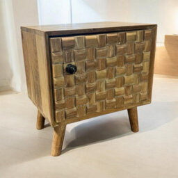 Minster Bedside Cabinet - Wood - L35 X W47 X H43 Cm - thumbnail 4