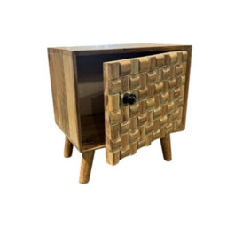 Minster Bedside Cabinet - Wood - L35 X W47 X H43 Cm - thumbnail 2