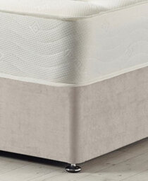 Somnior Beds Somnior Plush Silver Memory Foam Divan Bed With Mattress And 2 Drawers - Super King - thumbnail 4