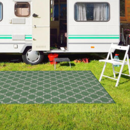 Homeart Outdoor Rugs Easy Cleaning Area Rugs For Balcony,garden,picnic,uv Weather Resistant  D.grey Cream,140X200-Mc - thumbnail 4