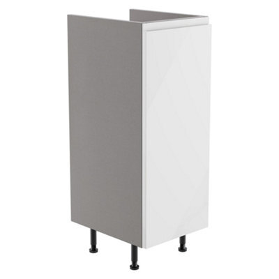 Westport Gloss White Modern Freestanding Bathroom & Wet Room Base Unit (W)295mm (H)820mm - image 1