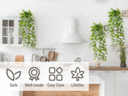 Artificial Trailing Green Plant, Hanging Vine Garland With Pots, Plant Decoration, For Wedding Party, Balcony (Polka Dots, 63Cm) - thumbnail 4
