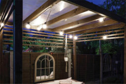 Eagle Connect Festoon Black Rubber Ip44 10M/20X2W Cool White Clear Lamps - thumbnail 3
