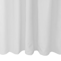 Toolty Outdoor Curtain Waterproof 155X240Cm White With Tab-Top Mount For Garden, Balcony, Patio - thumbnail 3
