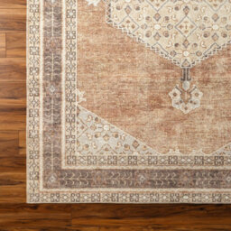 Lila Becki Owens X Livabliss Vintage Oriental Boho Cinnamon Area Rug-80Cm X 220Cm - thumbnail 2