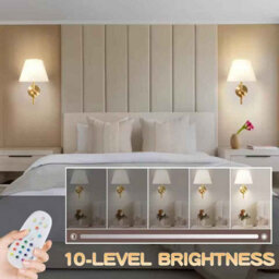2 Pack Cordless Rechargeable Rgb Wall Lamps With Remote Dimmable Magnetic Night Light - thumbnail 2