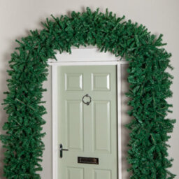8Ft (2.50M) Samuel Alexander Single Door Plain Green Christmas Tree Arch With 2000 Tips - thumbnail 5