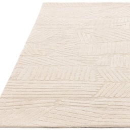 Cream Modern Easy To Clean Abstract Dining Room Bedroom And Living Room-200Cm X 290Cm - thumbnail 3