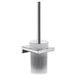 Hansgrohe Addstoris Wall Mounted Toilet Brush Holder Chrome Modern - 41752000