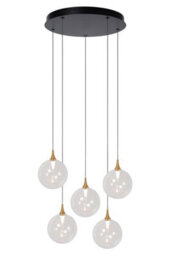 Lucide Premium Gisela Pendant Light Diameter 48Cm Led Dim. 2700K - Transparent - thumbnail 1