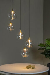 Lucide Premium Gisela Pendant Light Diameter 48Cm Led Dim. 2700K - Transparent - thumbnail 5