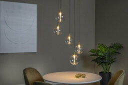 Lucide Premium Gisela Pendant Light Diameter 48Cm Led Dim. 2700K - Transparent - thumbnail 4
