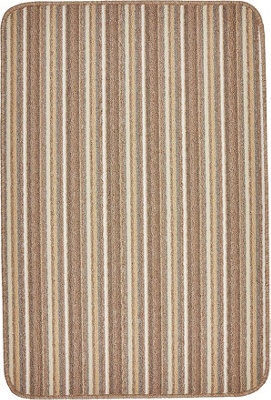 eXtreme Andy By William Armes, Ios Stripe Indoor Washable Rug, Cream, 80 X 50 - image 1