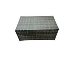 Fimous 12 Seat Poly Rattan Outdoor Patio Coffee Table Corner Sofa Sets With 4 Stools 2 Chairs For Garden Backyard Dark Grey Mixed - thumbnail 3