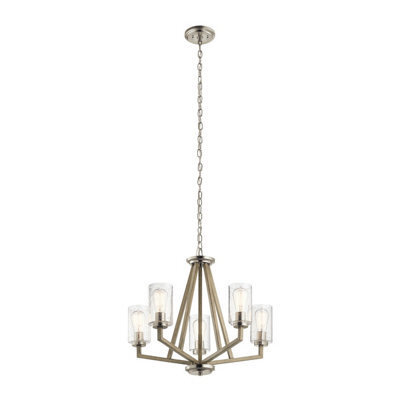 Luminosa Lighting Elstead Kichler Deryn Multi Arm Pendant Ceiling Light Distressed Antique Grey - image 1