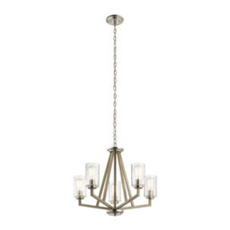 Luminosa Lighting Elstead Kichler Deryn Multi Arm Pendant Ceiling Light Distressed Antique Grey