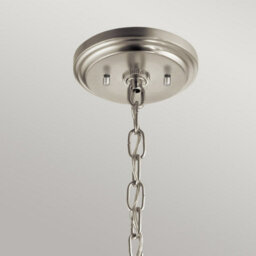 Luminosa Lighting Elstead Kichler Deryn Multi Arm Pendant Ceiling Light Distressed Antique Grey - thumbnail 5