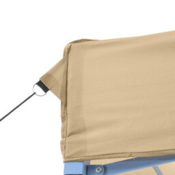 Walplus Foldable Party Tent Garden Gazebo Canopy Pop-Up Beige 440X292X315 Cm - thumbnail 7