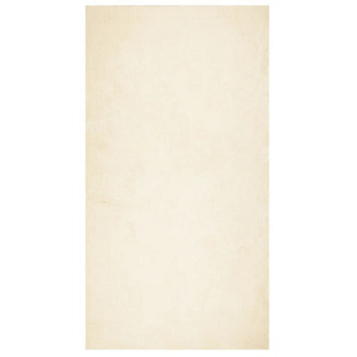 Berkfield Modern Rug Huarte Short Pile Soft And Washable Cream 80X150 Cm