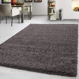 Prime Plus Extra Thick Heavy 5Cm Pile Soft Shaggy Rugs Modern Area Rugs Bedroom Hall Rugs (Taupe, 120 X 170Cm) - thumbnail 1