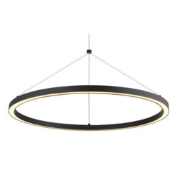 Luminosa Lighting Luminosa Grenvix Pendant Ceiling Light Matt Black Led 3000K - thumbnail 3
