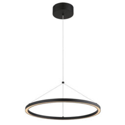Luminosa Lighting Luminosa Grenvix Pendant Ceiling Light Matt Black Led 3000K - thumbnail 6