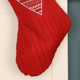 Dibor Set Of 2 Nordic Heart Xmas Gift Decoration Christmas Stocking For Kids - thumbnail 5