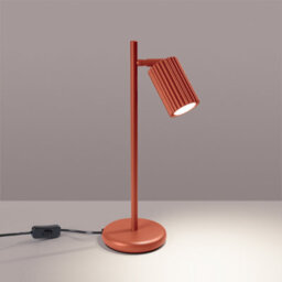 Sollux Lighting Karbon Aluminum Red Ochre 1 Lights Minimalist Desk Lamp - thumbnail 3