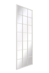 Mirroroutlet The Genestra White Modern Window Garden Wall Mirror 200Cm X 80Cm - thumbnail 3