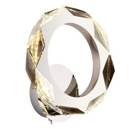 Luminosa Lighting Luminosa Karilion Integrated Led Wall Lamp Chrome Led 4000K