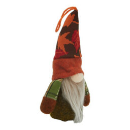 Darphe Halloween Led Thanksgiving Harvest Maple Leaf Gnome Plush Doll Ornament 7Cm W X 5Cm D X 17Cm H - thumbnail 4