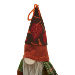 Darphe Halloween Led Thanksgiving Harvest Maple Leaf Gnome Plush Doll Ornament 7Cm W X 5Cm D X 17Cm H - thumbnail 6