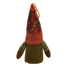 Darphe Halloween Led Thanksgiving Harvest Maple Leaf Gnome Plush Doll Ornament 7Cm W X 5Cm D X 17Cm H - thumbnail 3