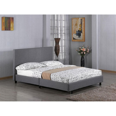 Fusion Fabric Bed Grey - Available In Single, Small Double, Double And Kingsize - image 1