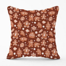 Warren Reed Designer Gingerbread Cookies Cushions 60Cm X 60Cm - thumbnail 1