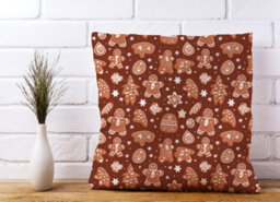Warren Reed Designer Gingerbread Cookies Cushions 60Cm X 60Cm - thumbnail 2