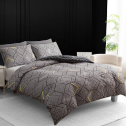 Pamposh Lazzaro Single Duvet Cover Premium Microfiber Duvet Cover 2 Pcs Ultrasoft Hypoallergenic Luxury Bedding Set With Zipper Closure - thumbnail 3