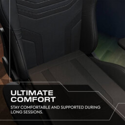 X Rocker Agility Compact Ergonomic Pc Gaming Chair For Kids - Carbon Black - thumbnail 3