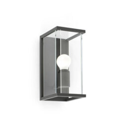 Luminosa Lighting Luminosa Nala 1 Light Outdoor Wall Lantern Dark Grey Ip54, E27 - thumbnail 1