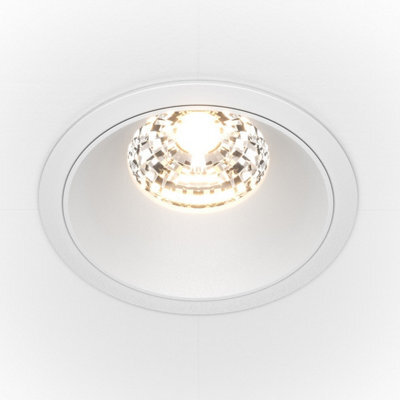 Luminosa Lighting Luminosa Maytoni Alfa Led Round Dimmable Recessed Downlight White, 1250Lm, 4000K - image 1